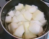簡単ズボラの『挽肉あんかけの冬瓜煮』作り方2写真