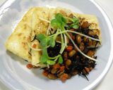 簡単☆チンゲン菜の納豆ひじきソース作り方4写真