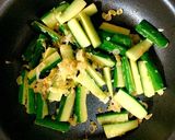 モリモリきゅうりの♪XO醬ねぎだれ炒め作り方2写真