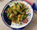 モリモリきゅうりの♪XO醬ねぎだれ炒め作り方3写真