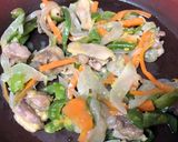 親鳥でナポリタン作り方4写真