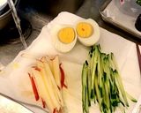 韓国冷麺(ビビン麺)作り方1写真