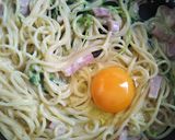 失敗知らず!絶品カルボナーラ(野菜入り)作り方13写真