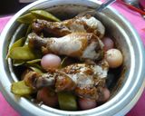 炊飯器骨付き鶏肉！作り方3写真