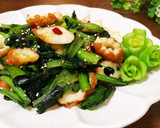 ちくわと小松菜の鶏ガラ醤油炒め作り方3写真