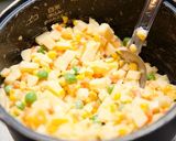 コーンたっぷり⁂揚げないハッシュポテト作り方4写真