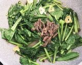 小松菜のアンチョビ炒め作り方5写真