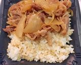 メタボ対策 ヘルシー牛丼弁当 玄米 薄味作り方2写真