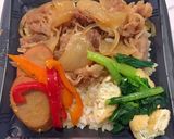 メタボ対策 ヘルシー牛丼弁当 玄米 薄味作り方3写真
