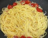 ドライとまとと、しらすのスパゲッティ作り方8写真