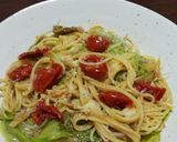 ドライとまとと、しらすのスパゲッティ作り方9写真