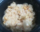 アヒージョの残り汁で炊き込みご飯作り方2写真