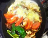 味つきプルコギ肉でチーズ焼き肉☺️♥️作り方4写真