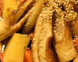お弁当のおかず可●竹輪と根菜のあまから煮作り方4写真
