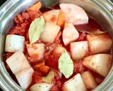 豚肉と大根のトマト煮込み作り方7写真