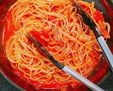 フレッシュトマトとチーズのパスタ作り方6写真