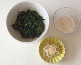 モロヘイヤと長芋のネバトロ卵スープ❤︎作り方2写真