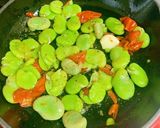 そら豆セミドライトマトのペペロンチーノ作り方6写真