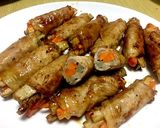 基本の肉巻き にんじんとごぼうの肉巻き作り方9写真