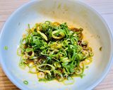 簡単！サラダチキンで作るザクザクよだれ鶏作り方2写真