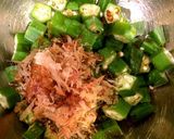 オクラのおかか醤油和え♪簡単作り方4写真