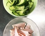 卵入りでまろやか♪スパゲッティマヨサラダ作り方1写真