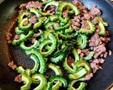 ゴーヤと挽肉の玉子炒め作り方5写真