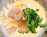 エビとゴーヤのかき揚げ *☻*作り方2写真