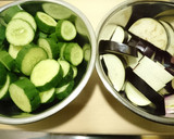 紫ずきんと夏野菜のしょうゆ漬け作り方2写真