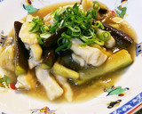なすと鶏胸肉の炒めもの☆和風とろみあん作り方3写真