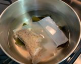 顆粒スープで簡単、魚介鶏ガラつけ麺作り方1写真