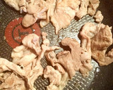 残っためかぶと豚肉と卵炒め☆作り方2写真