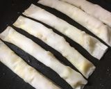 春巻きの皮包のコーンとチーズスティック作り方5写真