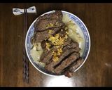三段層のステーキ丼作り方8写真