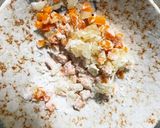 レンジトマト卵炒めなすとひき肉の重ね蒸し作り方1写真