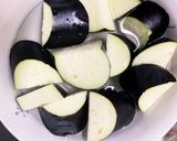 レンジトマト卵炒めなすとひき肉の重ね蒸し作り方4写真