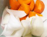 レンジトマト卵炒めなすとひき肉の重ね蒸し作り方6写真