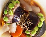 レンジトマト卵炒めなすとひき肉の重ね蒸し作り方18写真