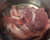 キングオブおつまみ！牛すじの塩煮☆作り方1写真