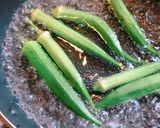 オクラの塩昆布和え作り方1写真