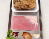 豚バラ肉とレンコンの辛味蒸し作り方1写真