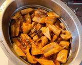 豚バラ肉とレンコンの辛味蒸し作り方8写真