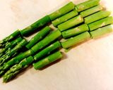 お弁当にようじ不要 アスパラベーコン巻作り方2写真