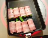 お弁当にようじ不要 アスパラベーコン巻作り方4写真