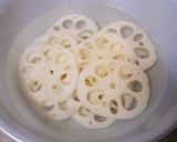 レンコンはさみ焼き☆餃子風味作り方1写真
