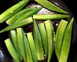 オクラのバター醤油炒め作り方4写真