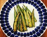 オクラのバター醤油炒め作り方7写真