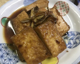 厚揚げの甘辛煮　簡単　安い　ヘルシー作り方7写真