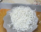 柿酢の混ぜご飯～しらすと塩昆布～作り方3写真