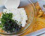 柿酢の混ぜご飯～しらすと塩昆布～作り方4写真
